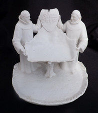 St IVEL CHEESE - Advertising Counter Top  Display  Bisque Stand. 1900's.