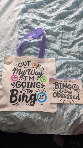 Handmade bingo tote - bingo, &