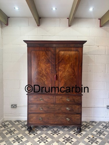 Antique regency mahogany and - mahogany,