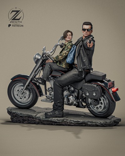 Terminator 800 diorama - terminator,