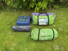 Hi Gear Zenobia Elite 6 Man Tent with Matching Porch, Groundsheet and Carpet