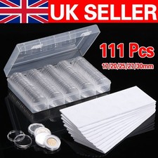 100pcs 30mm Round Coin Storage