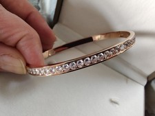 Stainless Steel Diamonique Bangle
