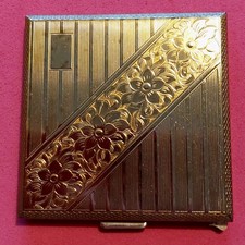 Vintage Kigu Goldtone Powder