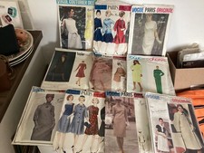 Vintage Vogue Paris Original sewing patterns bundle x 10 Vogue Couturier Used