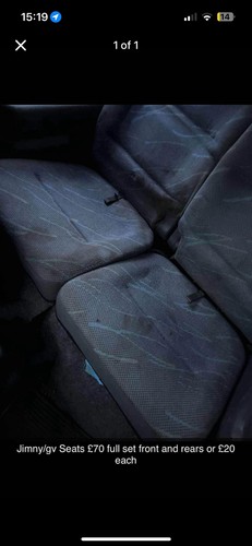 Jimmy grand vitara - vitara, seats