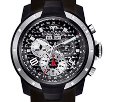 Gents Technomarine Uf6 Magnum Chronograph Watch Black 608001 -  (586B)