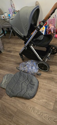 Cuggl ebony deluxe - cuggl, pushchair