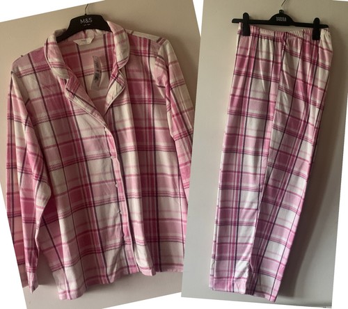 Soft fleece check - m&s,