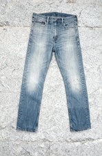 LEVI'S 513 Jeans Mens Blue Slim Straight Stone Wash W32 L30