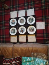 Royal Worcester Set of 6 King Arthur collectors Plates  Boxed with Certificates
