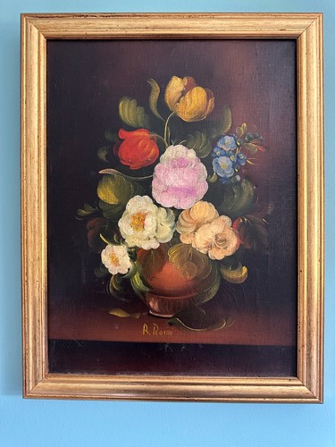 Rosini vintage floral still - r.,