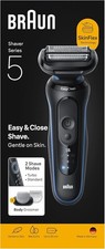 Braun Series 5 Shaver 52-B1600S NEW GENERATION, 2 Shave Modes - EX-DISPLAY