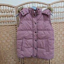 FATFACE GIRLS PINK FUR TRIM