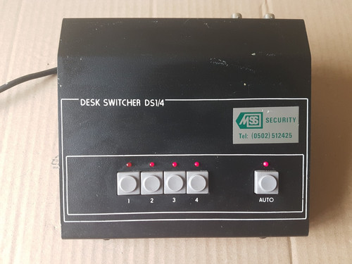 Vintage baxall cctv - baxall, desk