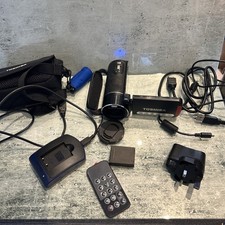 Toshiba Camileo X400 Camcorder Body sticky Tested Working