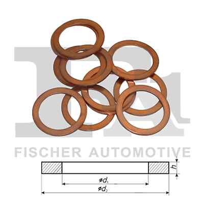 New seal ring oil drain - seal,