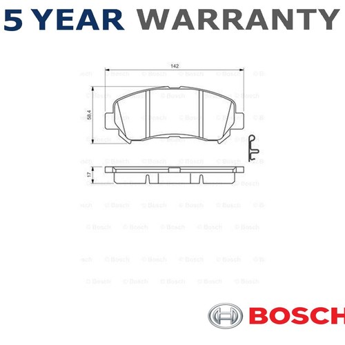 Bosch front brake - brake, set