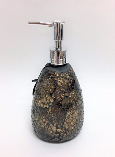 Hand crafted gold black - crafted, pear