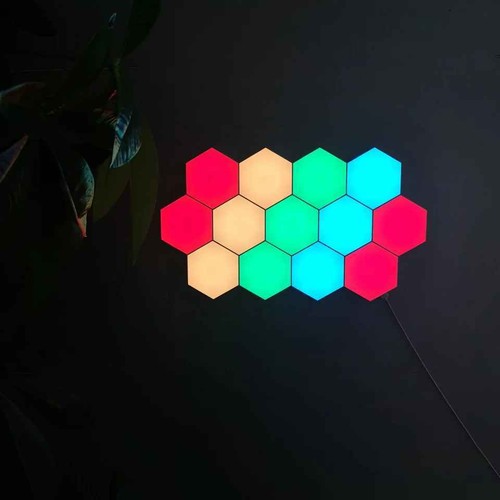 Quantum hexagonal touch light - hexagonal,