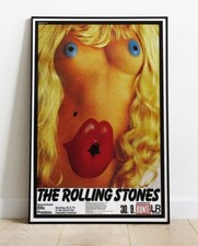 Rolling Stones 1973 Tour Poster - Live Up To 36"