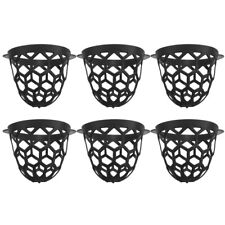 6pcs Pool Table Drop Pocket TPE Billiard Net Pocket Billiard Table Storage