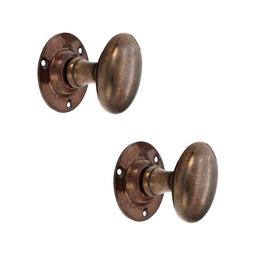 Door knobs oval - door, 60mm