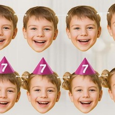 Custom Face Bunting  Banner