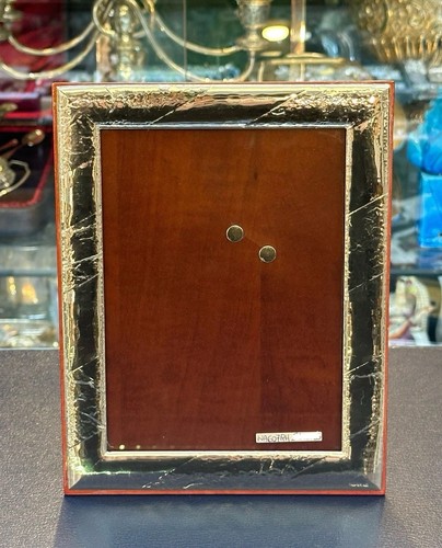Large solid silver photo frame - solid,