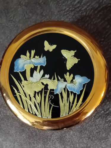 Chokin porcelain trinket box