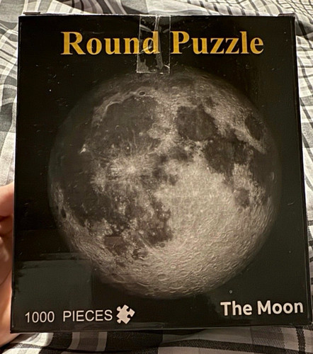 Round moon jigsaw puzzle - round, 1000