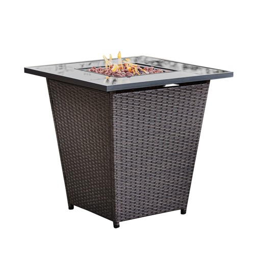 Garden fire pit outdoor - fire, gas