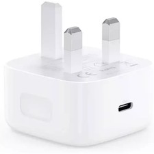 Original Genuine Apple 20W USB-C PD UK Power Adapter Plug Fast Charger for iPhon