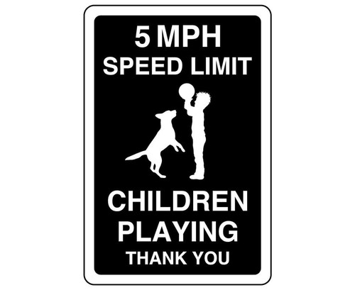 5mph speed limit children - 5mph,
