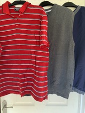 Ashworth Windbreaker / Maine T Shirt And Jumper Gillet -Size XL - Used