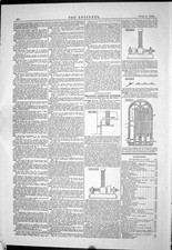 Antique Old Print 1884 American Patents Edison Electric Light Bennett Furnace