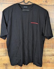 PRADA Black T-Shirt Embossed