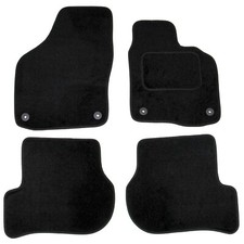 Fits VW Golf Mk6 2008-2013 Fully Tailored Carpet Car Mats Black 4pcs Floor Set