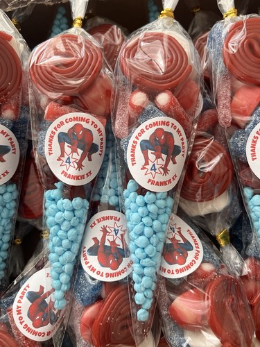 Spiderman sweet cones - spiderman,