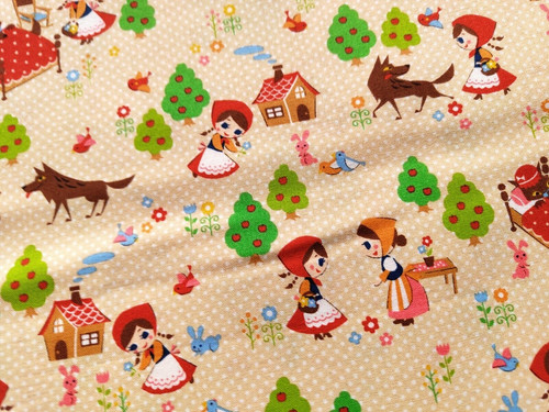 Fabric little red - riding, hood