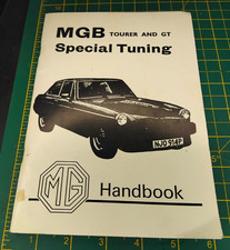 MGB Booklet Tourer And GT