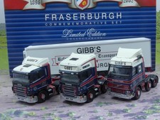 Corgi CC99125 Gibb’s of Fraserburgh Set Scania Volvo - 1:50 scale vgc boxed