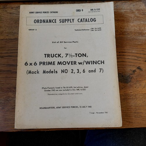 1961 mack truck ton 6x6 - 1961,