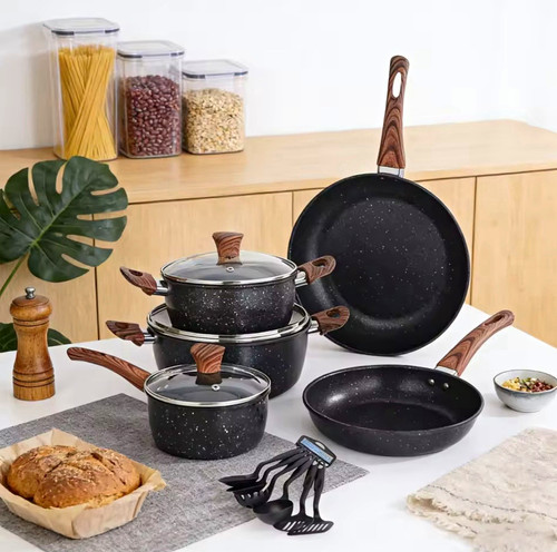 Black speckled non stick - 14,