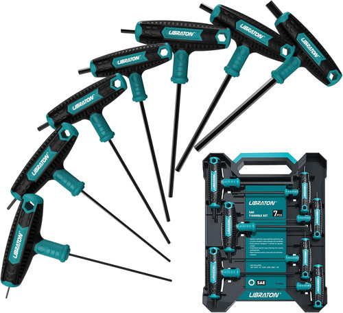 Handle allen wrench set - t,