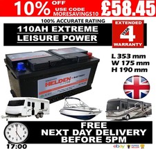 12V 110AH LEISURE BATTERY