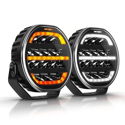 7inch round led driving - round,