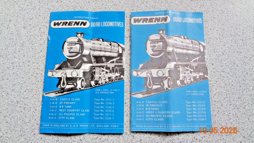 Wrenn two instuction manuals - wrenn,
