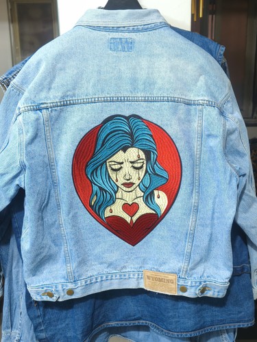 Light wash denim jacket - jacket,