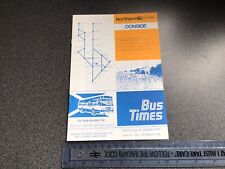 Northern Scottish Bus Group Timetable Donside Area Issued October 1986